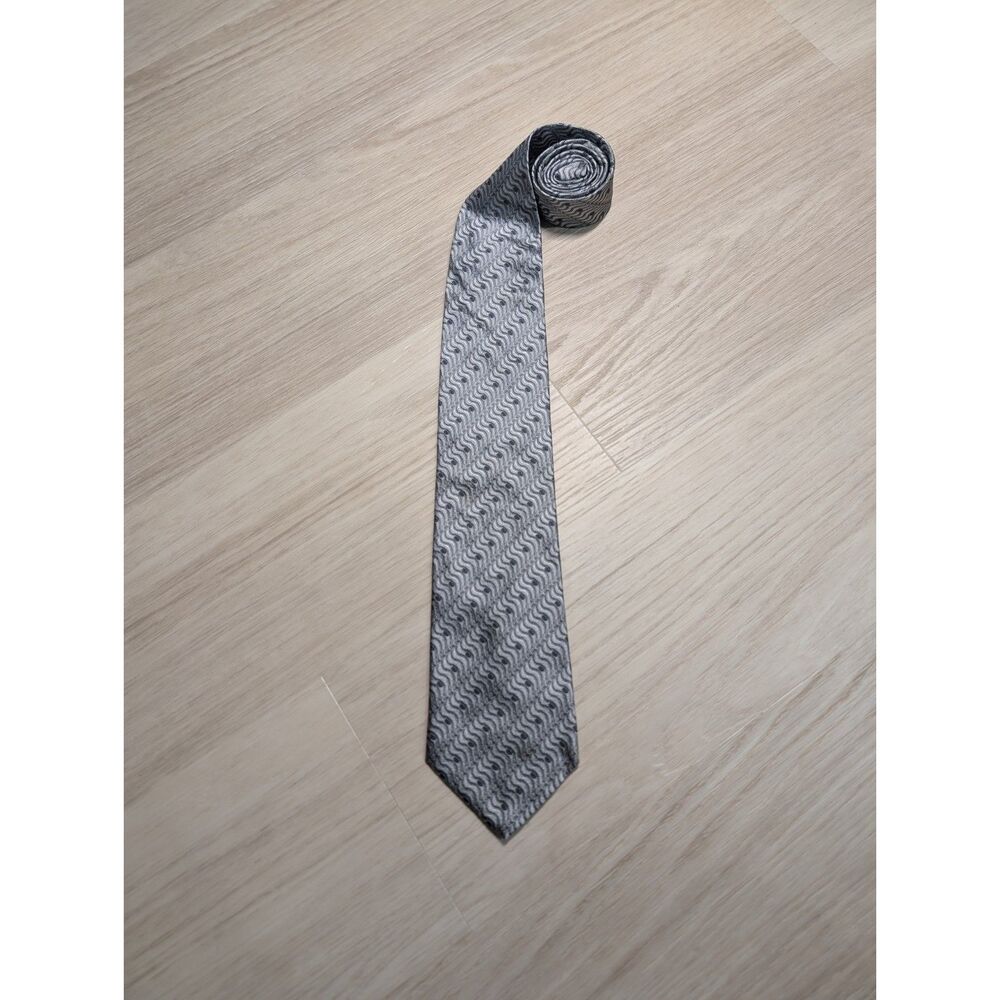 Vintage Bruno Piattelli Uomo Patterned Men's Tie